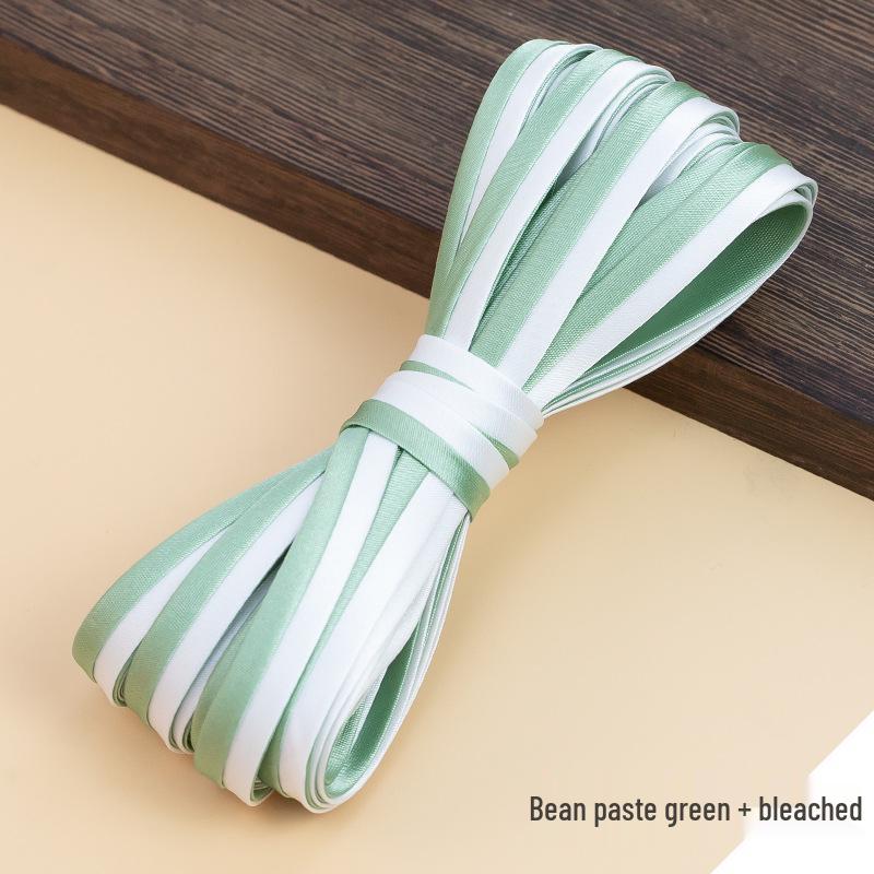 Hengmeihe Cheongsam Saténové lemování - 1 cm Pásky lemování v barvě pro oděvní doplňky