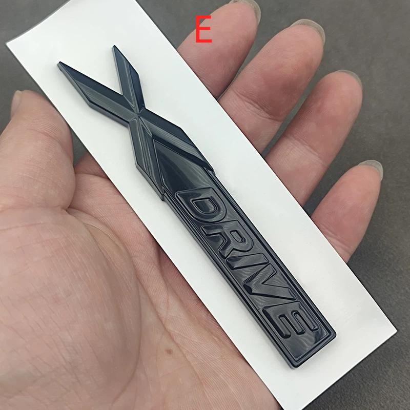 

3D ABS X Drive Logo Xdrive Emblem Sticker Car Rear Trunk Badge for E39 E46 E60 E90 E87 F10 F30 G20 G30 X1 X3 X5 Accessories E