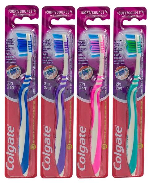 Colgate Zig Zag Triple Pack Soft Toothbrushes - Enhanced Gentle Bristle Design for Optimal Oral Hygiene