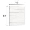 PLANCHE À DÉCOUPER EN VERRE 40x52 Bois