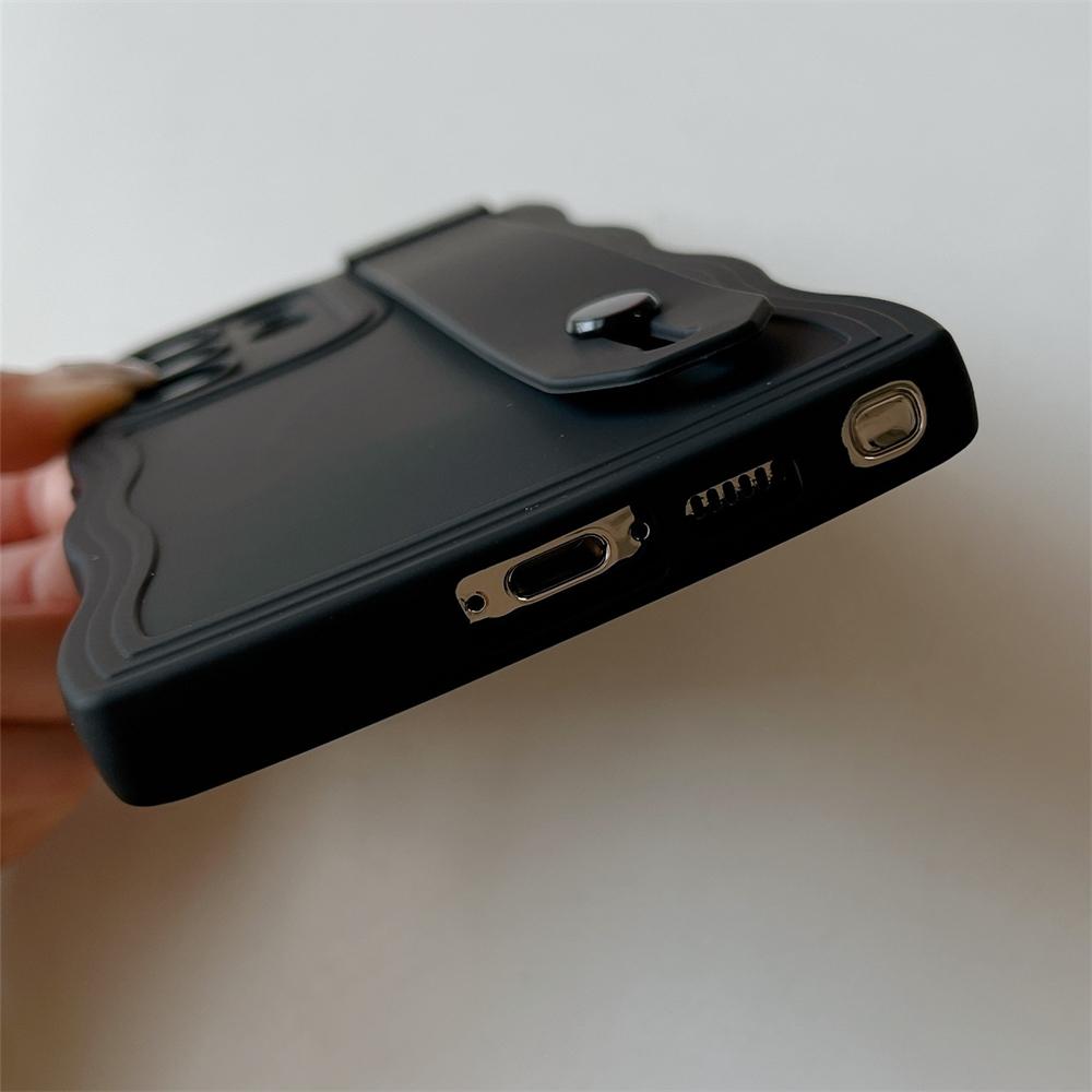 Držák na zápěstí Curly Wave Držák na telefon iPhone 12 Pro Max 15 14 Plus 13 11 XR XS Max 7 8 Plus SE 2020 měkký silikonový kryt
