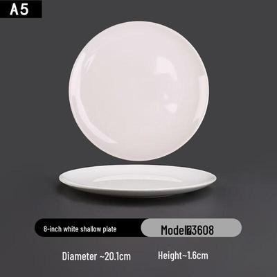 A5 Melamine Round Dinner Plate