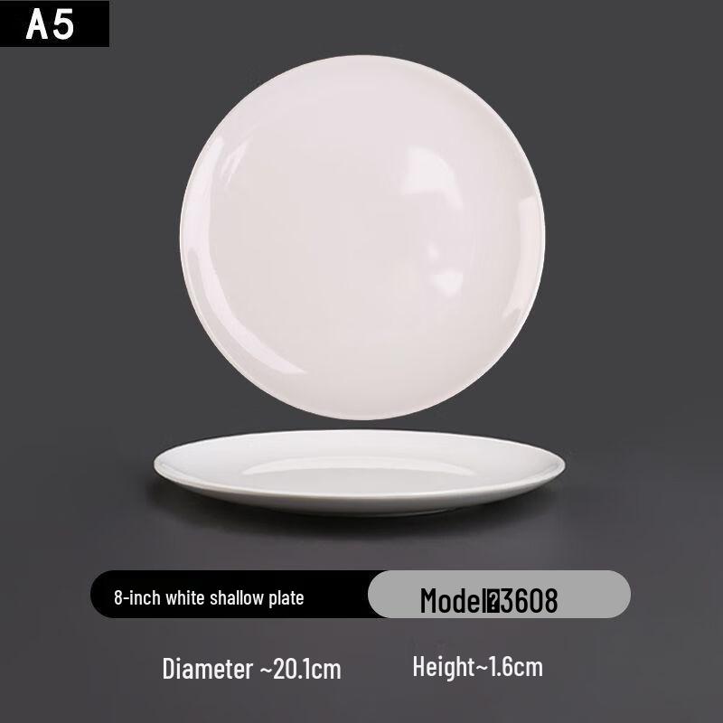 A5 Melamine Round Dinner Plate