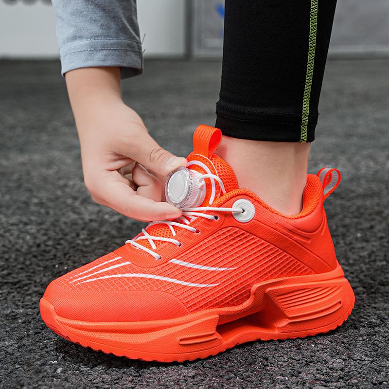 Boys' sports shoes 2025 new Jueying 3rd generation children's mesh breathable running shoes non-slip and wear-resistant carbon plate racing shoes