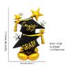 Large GRAD Foil Balloon Standing Graduate Letters Balloon Fuuny Graduation Balloon  Party