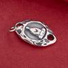 Tibetan Style S925 Silver Buddha Pendant with Wenge Beads Bracelet and DIY Weaving Accessories