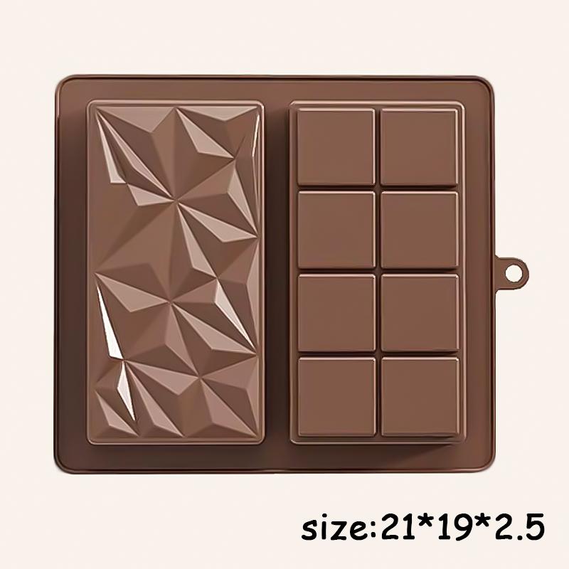 FAIS DU Chocolate Bar Mold Silicone Thick Chocolate Bar Mold Durable Rectangle Dubai Chocolate Bar Molds Easy to Demold