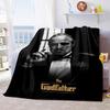 1PC Godfather Godfather Blanket Soft Comfortable All Seasons Suitable Sofa Office Travel Home Use Makes Great Gift