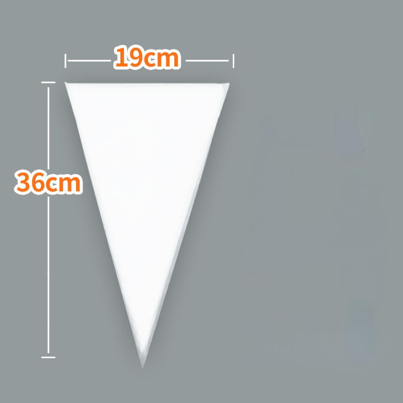100pcs Set Disposable Piping Bag Pastry Pack Confectionery Equipment Baking Accessories Bakeware Butter Cake Silk Flower Tools