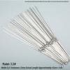 3.2 Stainless Steel Flat BBQ Skewers for Lamb Kebabs - Extra Wide and Thickened Design