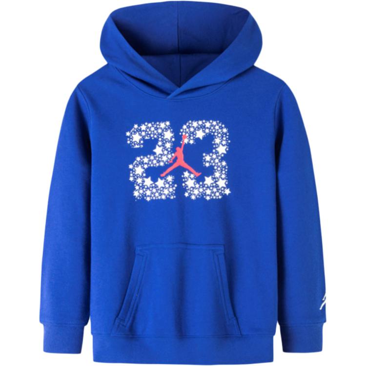 

Jordan Повседневная универсальная толстовка с длинным рукавом и капюшоном с цифровым логотипом, детская толстовка темно-синего цвета JD2212065GS-002 L