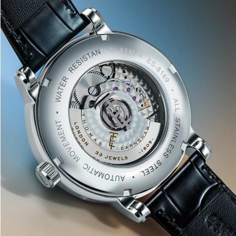 Earnshaw Automatic Retrograde Skeleton ES-8169-04 Wrist Watch