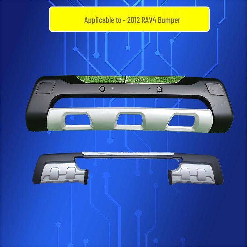 RAV4 Series Front and Rear Bumpers for 09-12 Models - Modified Guard Design