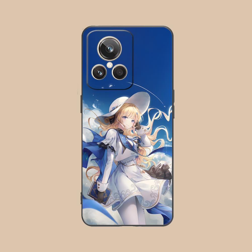 Wuthering Waves Phoebe Handyhülle für Realme 15 14 13 12 11 10 9 Pro Plus T i Lite 5G Bunte Druckabdeckung Smartphone Luxus