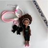 Creative Cute Mini BABI Princess Doll Toy Keychain Pendant Fashion Design Exquisite Clothe Series Backpack Pendant Birthday Gift
