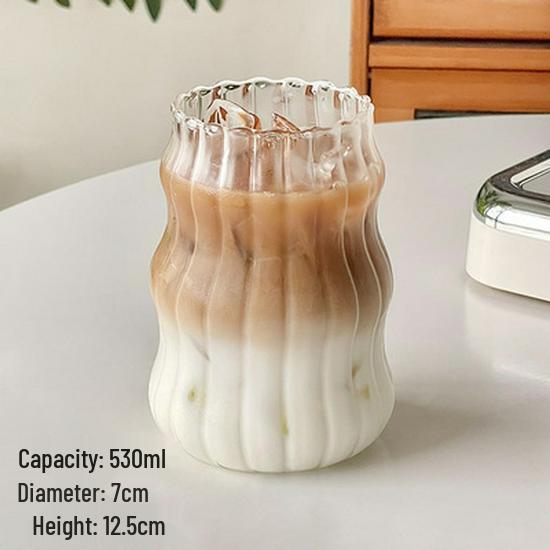 Chubby Glass Cloud Cup for Coffee, Juice, or Tea