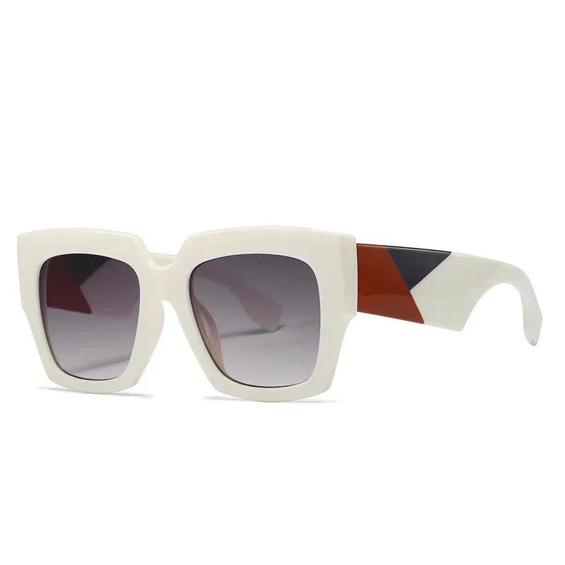 Durable High Performance New Stylish Oversized Shades Luxury Designer Big Square Frames Women Trendy Sunglasses