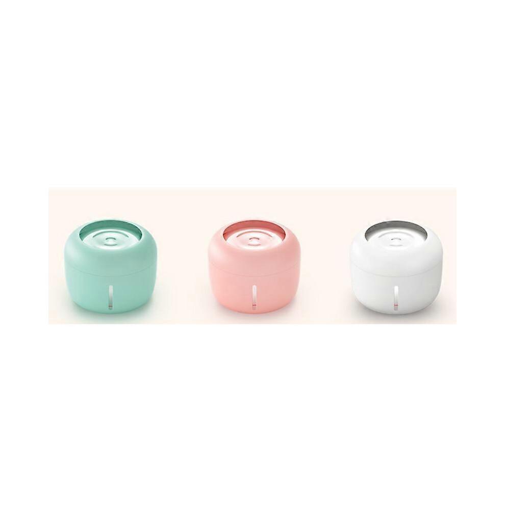 (Green)Electric Cat Dog Automatic Water Fountain Dispenser Pet Drinking Bowl Prevent dry up