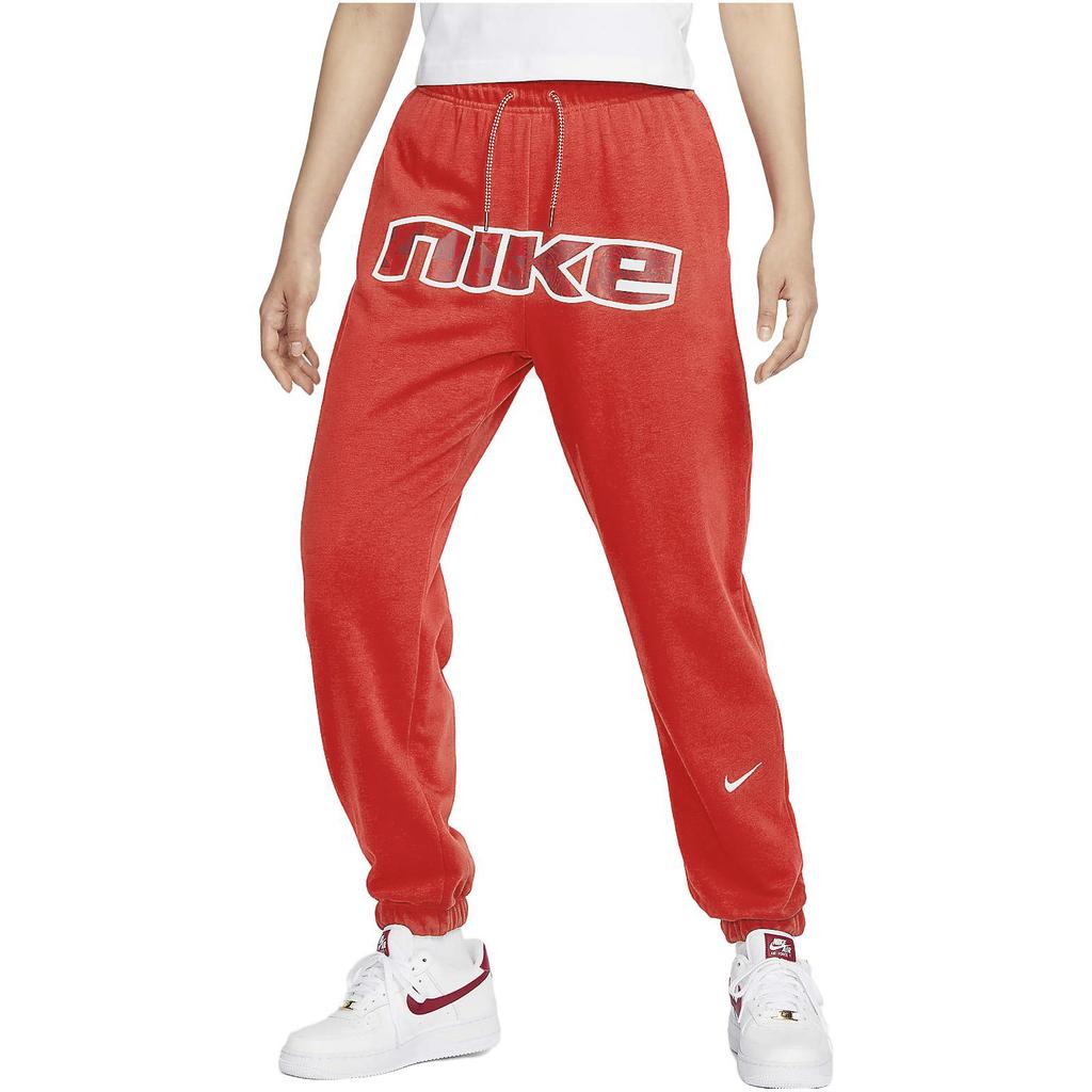 Nike Calça de Moletom Tricotada Feminina Vermelho Misterioso FQ0367-666