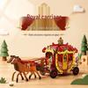 3D Wooden Royal Carriage Puzzle – Children's Educational Model for Intellectual Development
