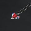 Anime JOJO's Bizarre Adventure Aizhe Redstone Necklace Joseph Cosplay Accessories Pendant Jewelry Props