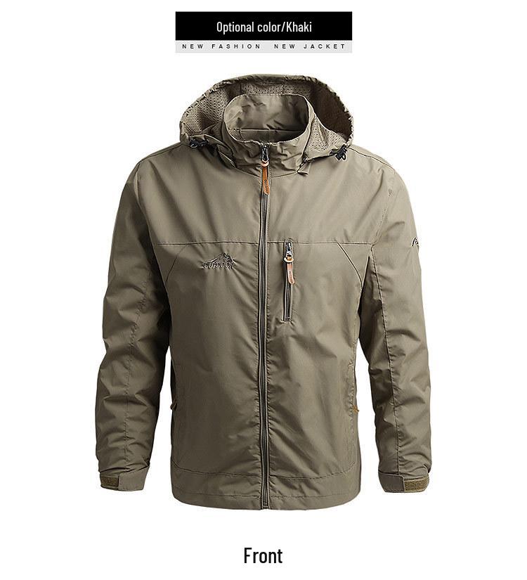 2020 Men's Trendy Mountaineering Windbreaker: Spring/Autumn Outdoor Sports Jacket