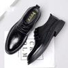 Men's Shoes Autumn New Soft-soled Business Leather Shoes Men's Work Versatile British Shoes Tide