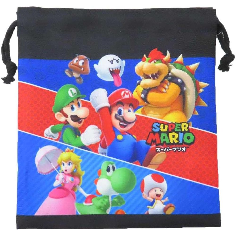 [Sun Art] Super Mario Bros. [Drawstring Bag] Drawstring S/New Enrollment
