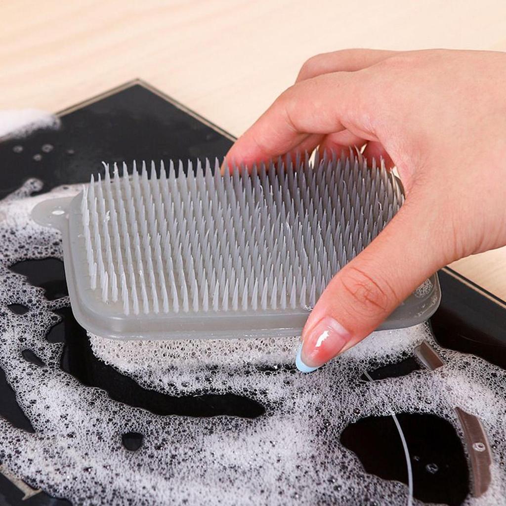 Potato Scrubber Brush Double-Sided Vegetable Cleaner Veggie Scrubber For Dish Washing Bottle Pot Stove Pan Oven Sink Cooking