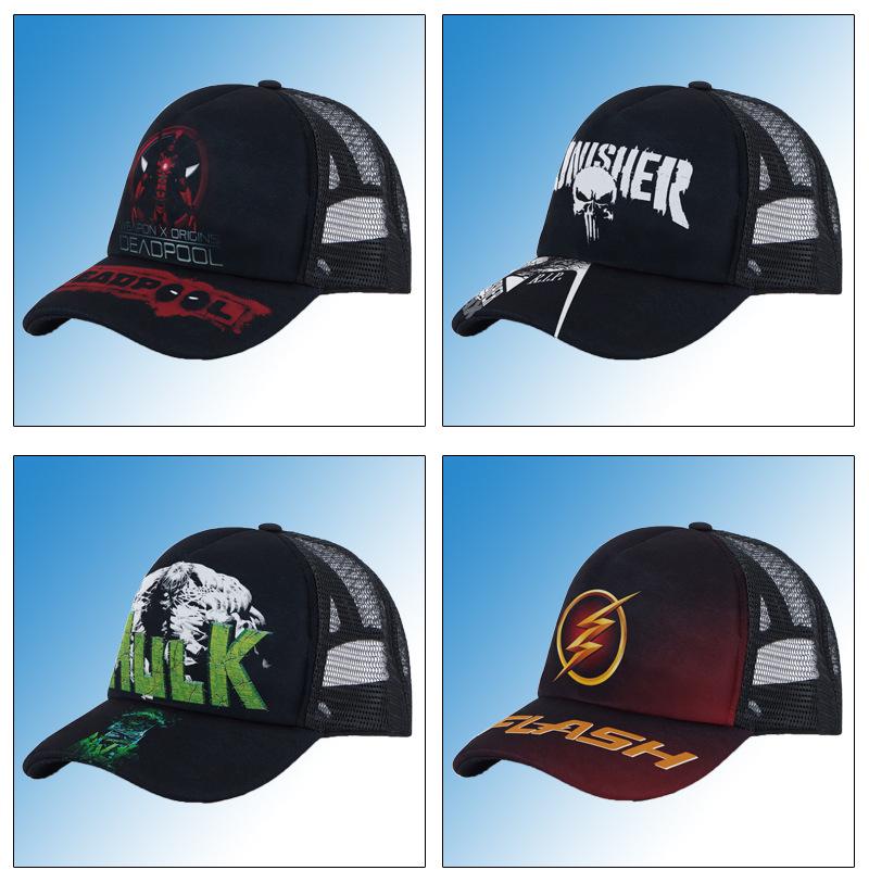 Unisex Outdoor Spider-Man/Batman/Iron Man Sun Hat - Breathable Duckbill Design