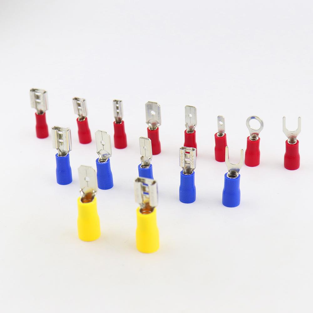 280Psc Cable Lugs Assortment Kit Wire Flat Female and Male Insulated Electric Wire Cable Connectors Crimp Terminals Set Kit