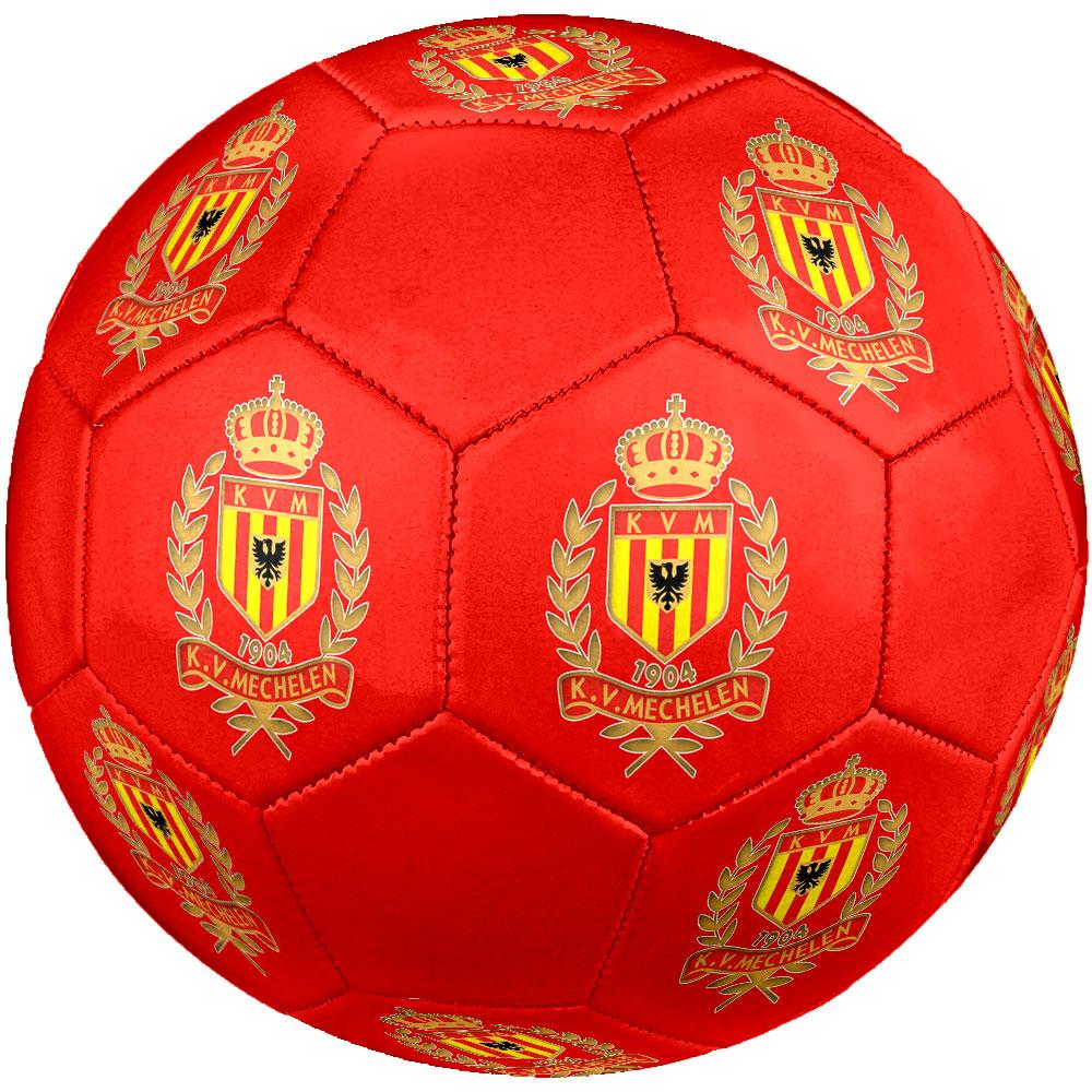 KV Mechelen Size 5 Soccer Ball, Machine-Stitched PVC, Durable & High Bounce, All Ages Fit, fan merchandise, matches & outdoor use.