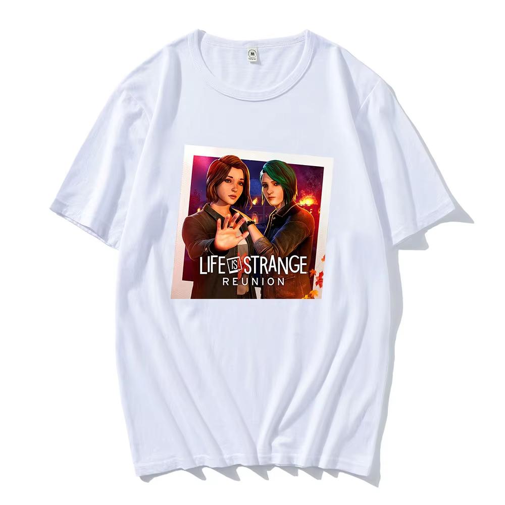 Life Is Strange Reunion Tshirt Summer Short Sleeve Top Unisex Tshirts Hot Game Fashion Design Graphic Merch Unisex Streetwear S