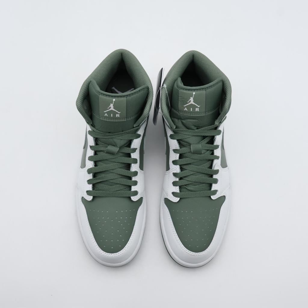 DQ8426-107 Air Jordan 1 Mid Summit White Vintage Lichen (Men's)