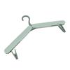 Collapsible Travel Hangers Lightweight Foldable Space-Saver Closet Clothes Hangers with Hidden Clips for Jackets Pants