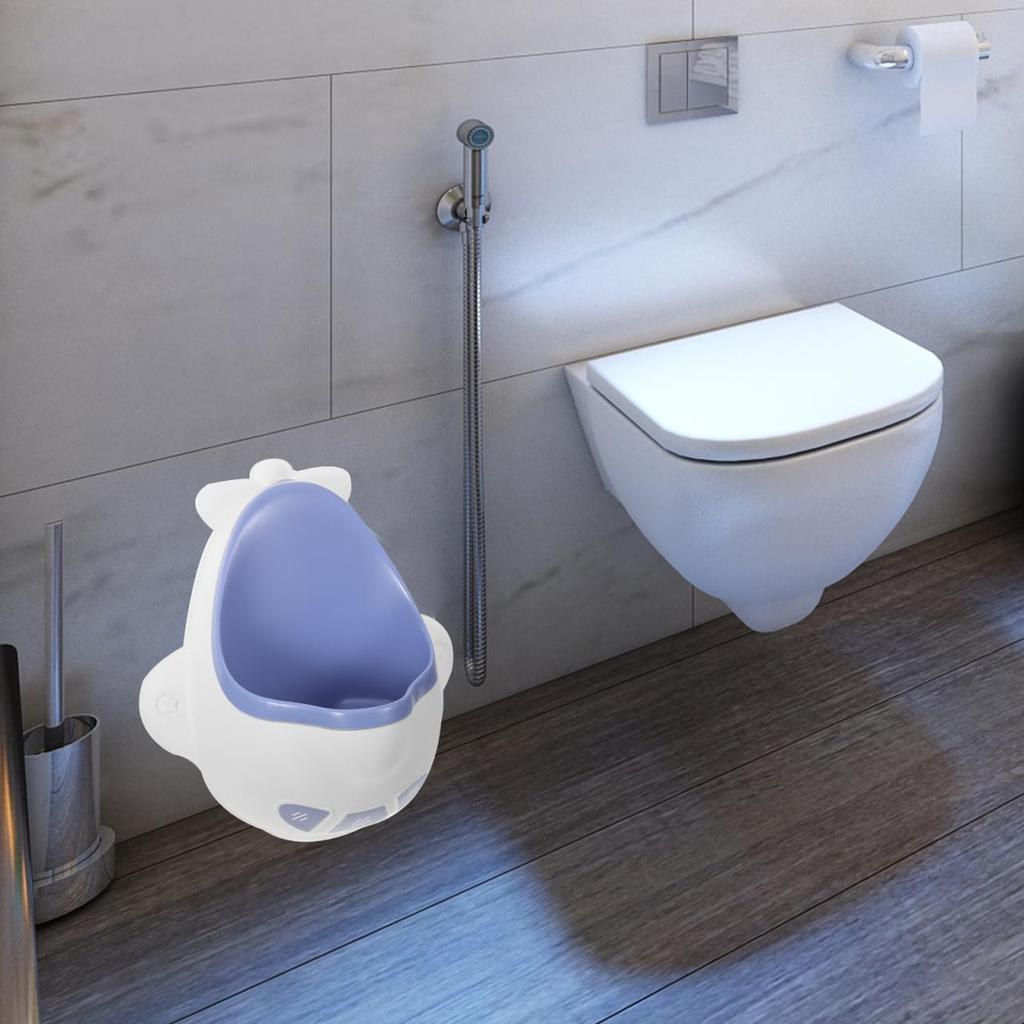MERRYHAPY Wall-Mounted Boys Potty Training Urinal Portable Boy Girl Urinal for Boy Girl Fun Design with Moderate Capacity Easy to Clean Space-Saving