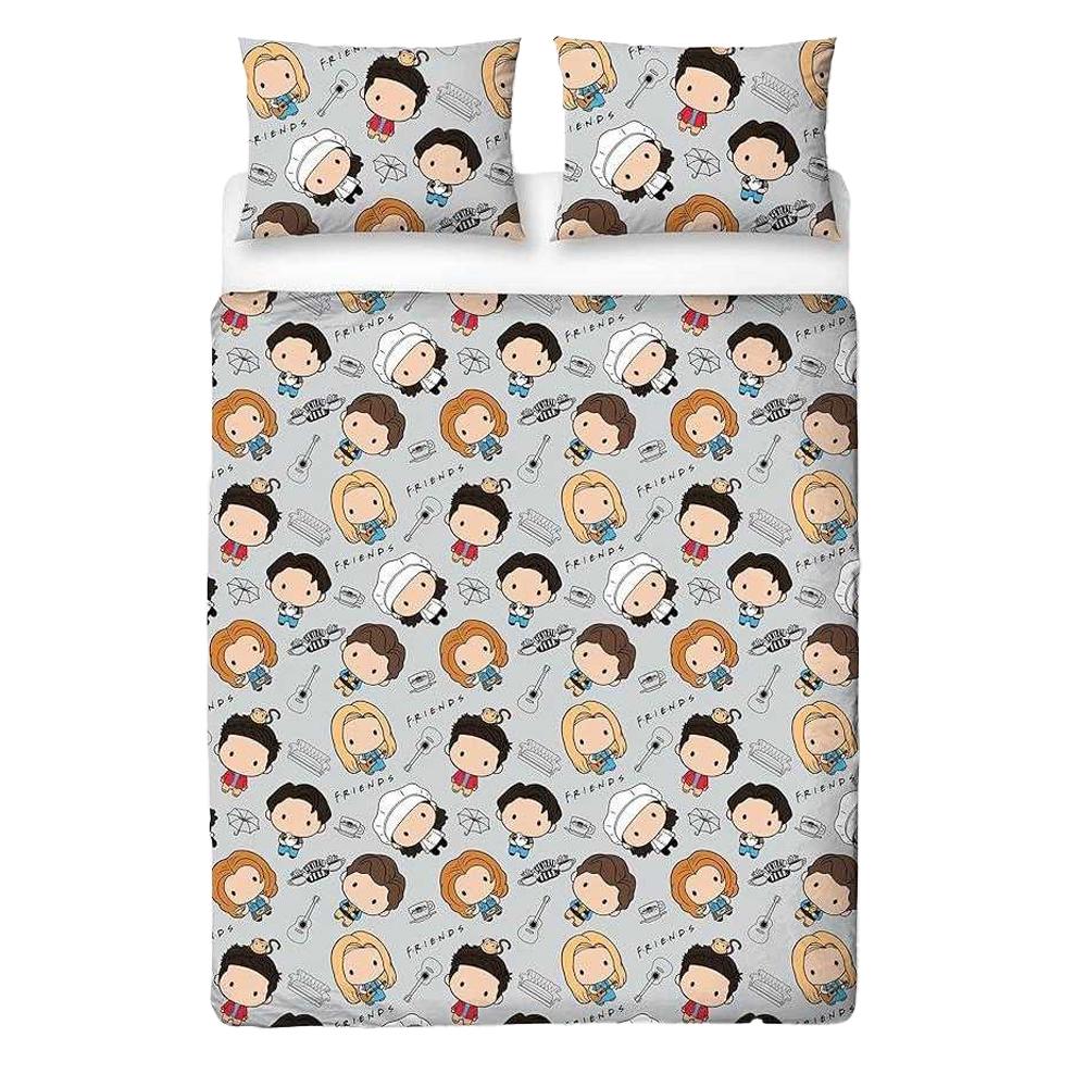 Friends Chibi Reversible Duvet Set