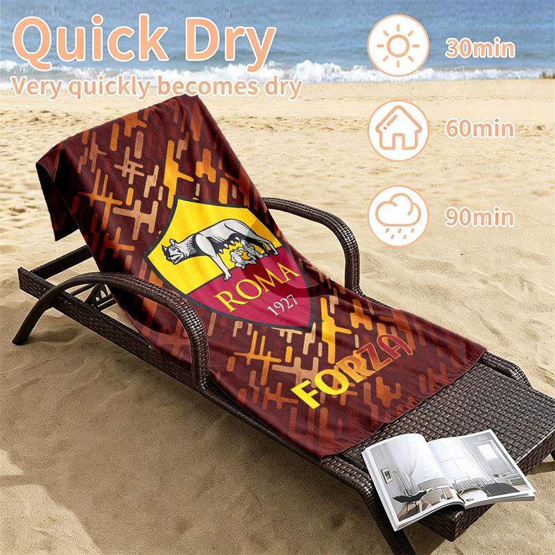 A.S Roma Beach towels also serve as bath towels summer essential a musthave for the outdoors the beach and the pool