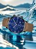 Fashion Leather Strap Quartz Wrist Watch High-grade Movement Classical Big Sports Watches for Leisure Outdoor Sports Running