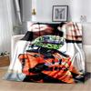 3D Landos Norris F1 Racing Racer Flannel Blanket Soft Warm Throw Blanket for Bedroom Living Room Bed Travel Camping Picnic Gift