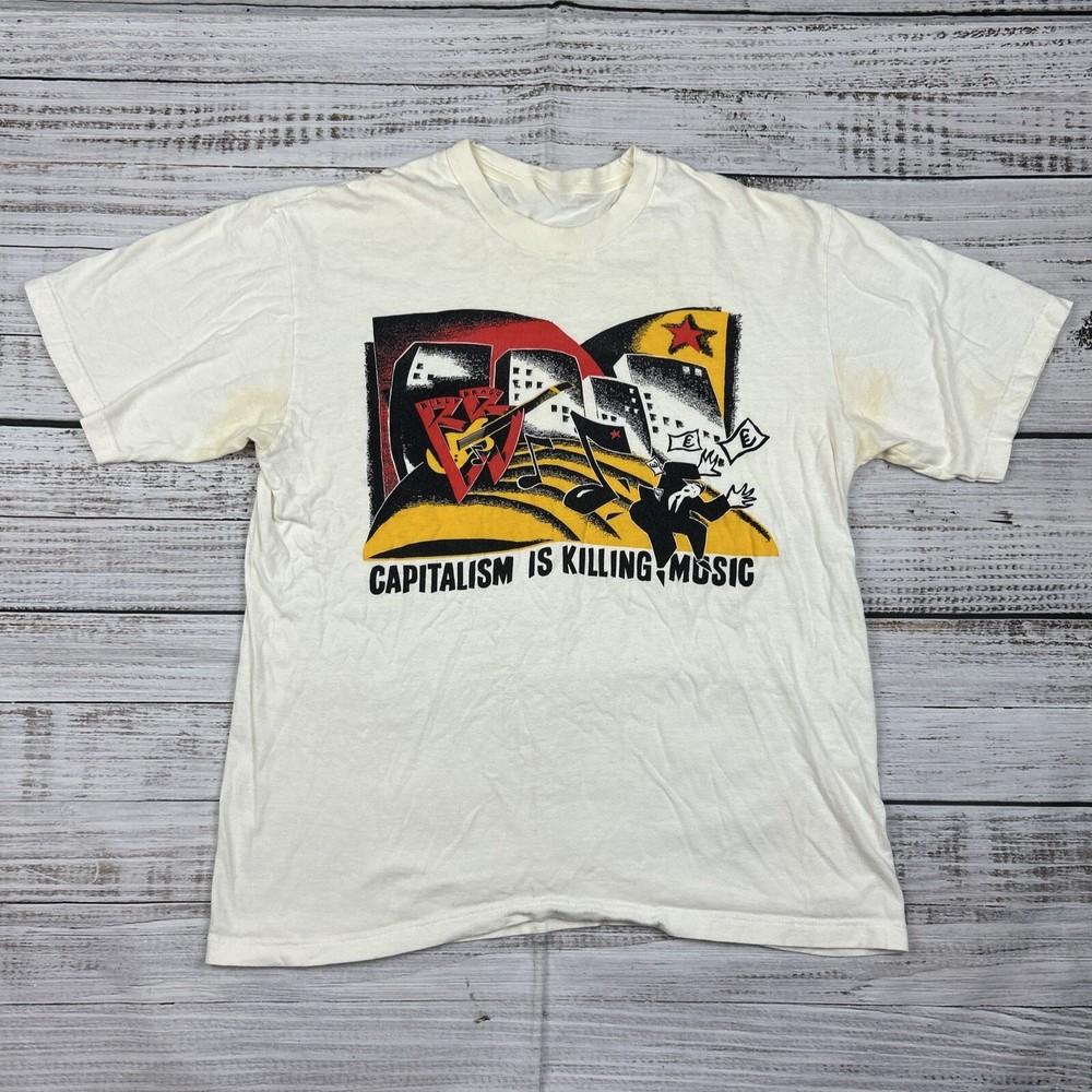 

Вінтажна футболка Billy Bragg Fifth Column London Усі розміри BO241 Унісекс Футболка L