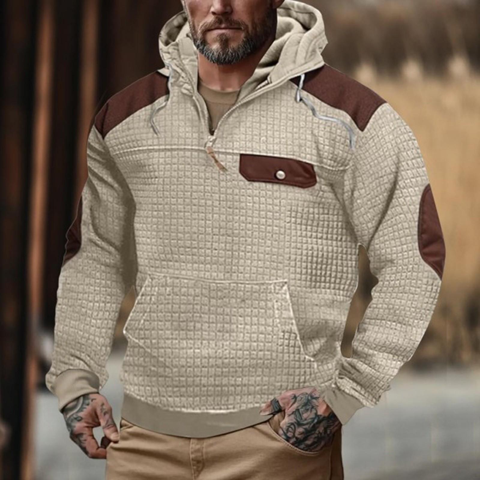 

Толстовки для мужчин с длинным рукавом повседневный пуловер теплые зимние XL