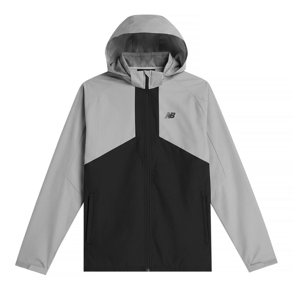 New Balance Mens Two Tone Woven Hooded Jacket