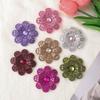 3D Design Non-Woven Fabric Flower Patches 8-Petal Shape DIY Craft Accessories  DIY Craft Projects