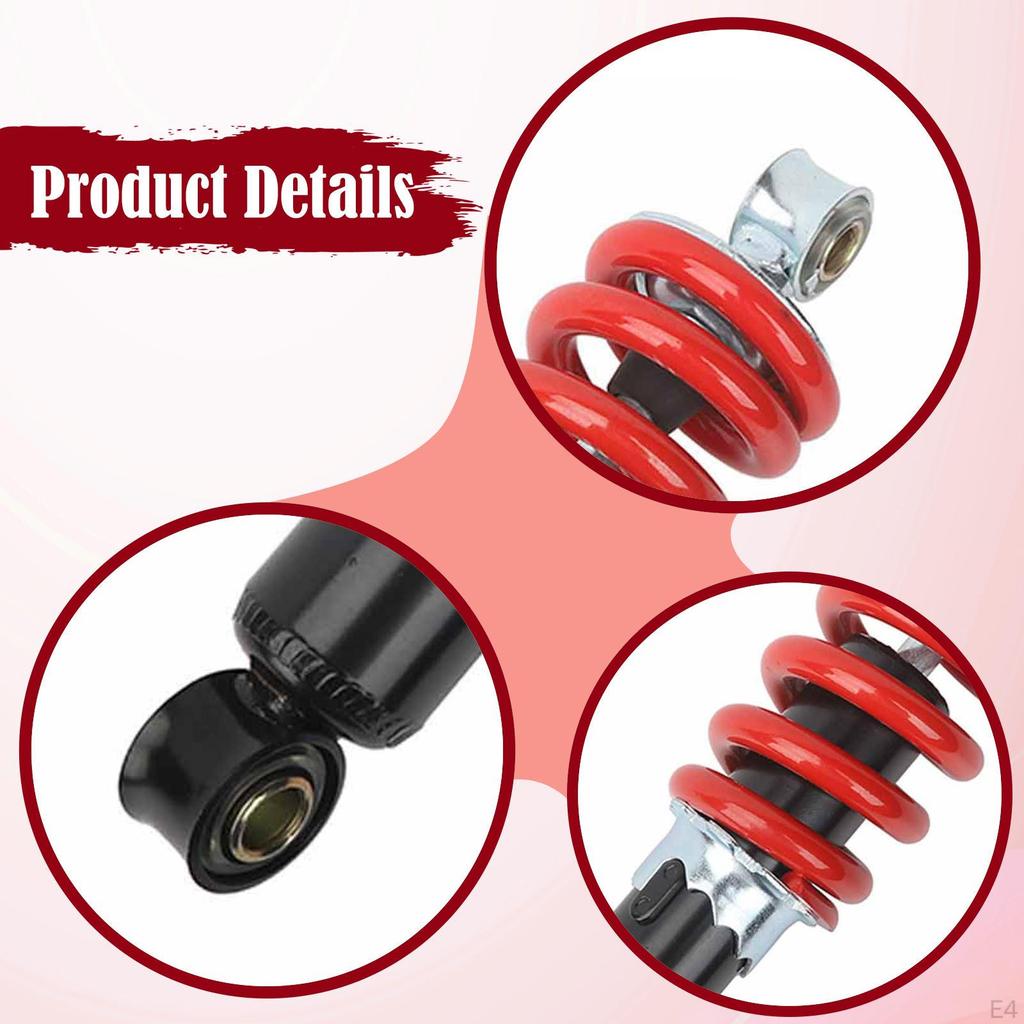 Motorcycle Shock Absorber 250mm Shocks Damper Spare Suspension Spring Absorption Fit Go