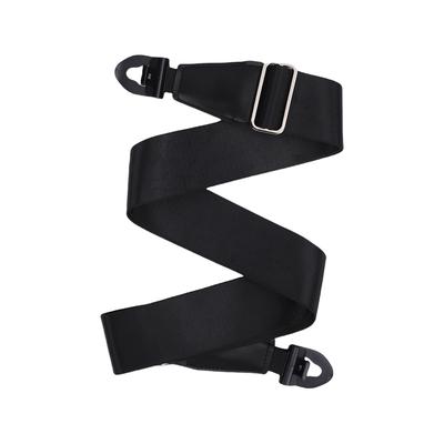 Sangle de Guitare avec Boucle à Libération Rapide Verrou de Sangle Antidérapant Support de Câble Emplacement Intégré pour Médiators Polyester Coton pour Guitare Électrique Acoustique Basse Noir