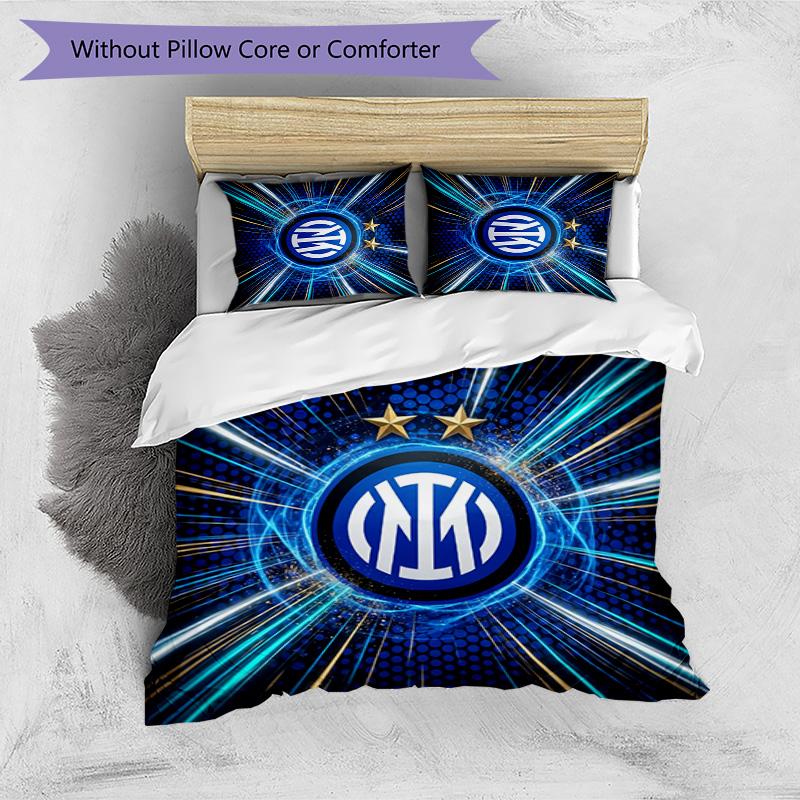 Set Biancheria da Letto 3 Pezzi con Stampa Pattern Borussia Dortmund Morbido Delicato sulla Pelle Lavabile Copripiumino e Federe Set Stagione Unica Camera da Letto