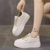High-end soft-soled little white shoes for women in the autumn of 2025, new fashionable and versatile, comfortable and foot-showing small casual board