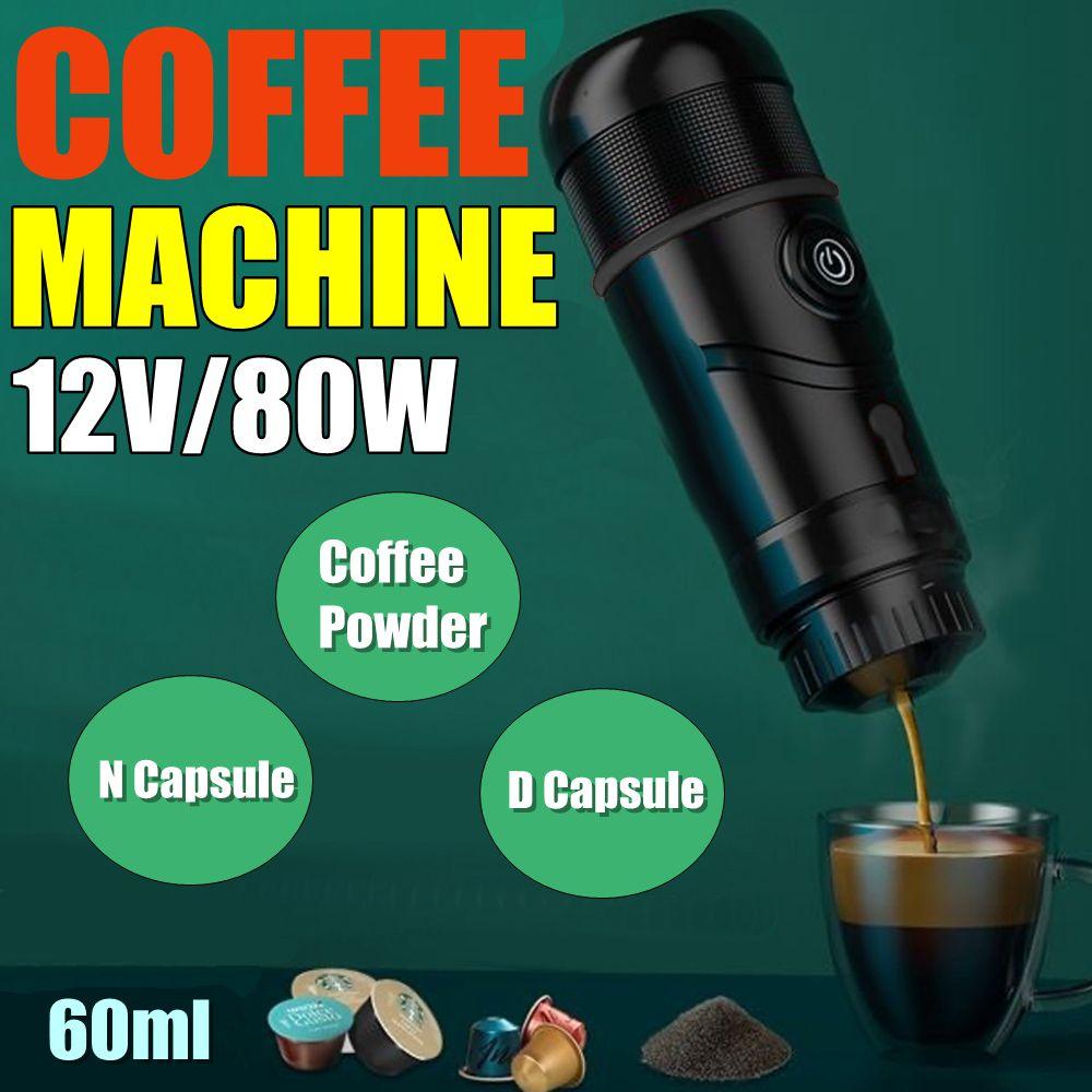 80W 12V Máquina de café manual portátil Cafetera de mano Cafetera espresso  mini cafetera al aire libre Viaje comprar a buen precio — entrega gratuita,  reseñas reales con fotos — Joom