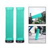 Handlebar Grips Shock Absorbing 22mm Bike Lockable Handle Grip , Blue